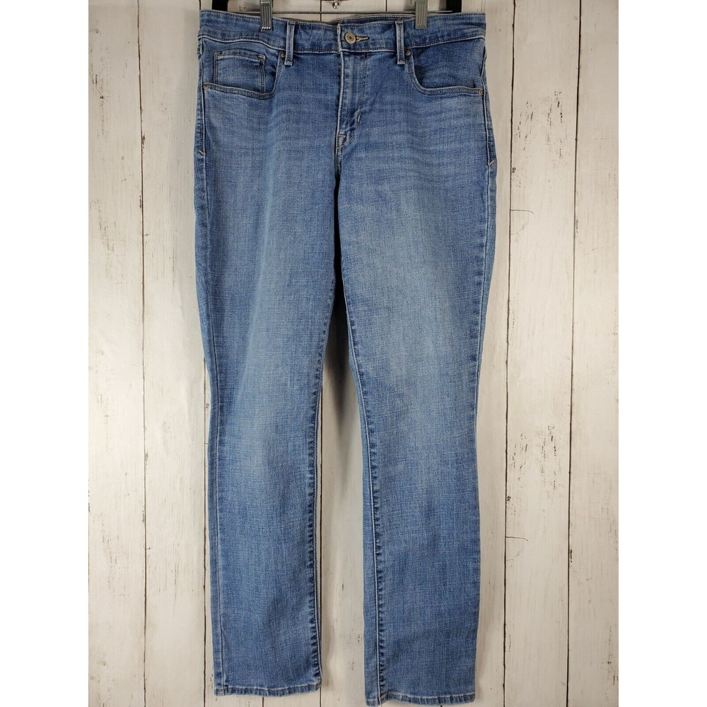 Levi’s Mid Rise Skinny Light Blue Denim Jeans Women's Size 12